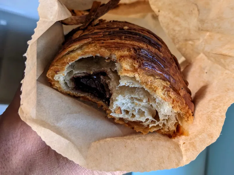 mel chocolate croissant