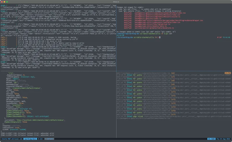 Tmux on MacOS