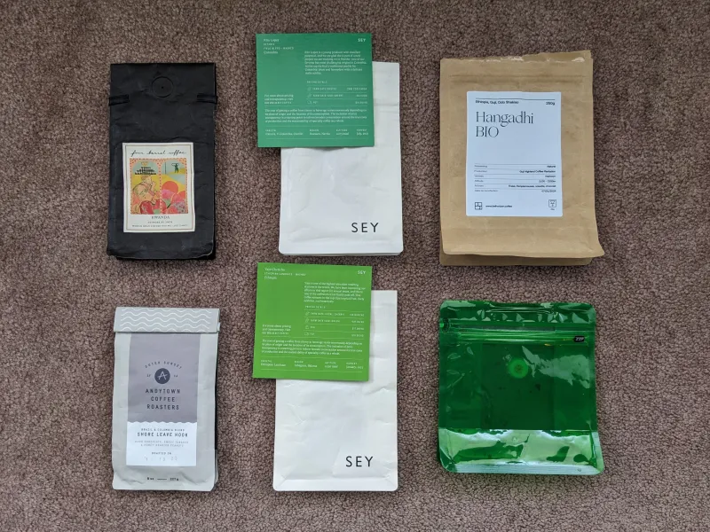 coffee bags