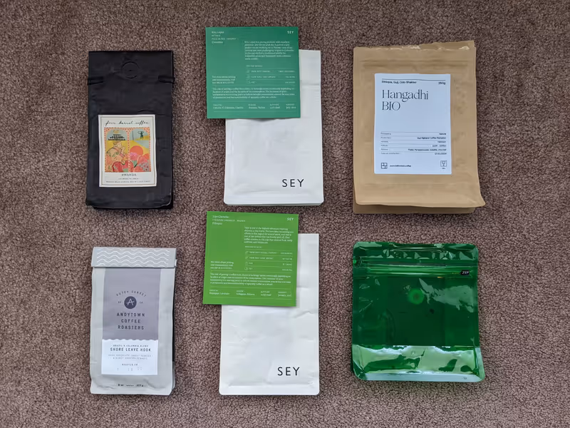 coffee bags