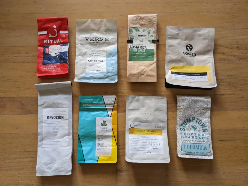 coffee bags