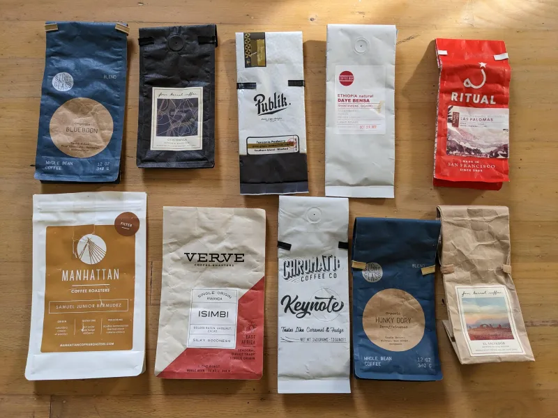 coffee bags