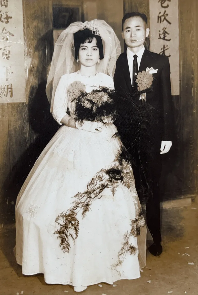 grandma's wedding photo