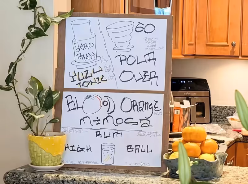 homebar menu