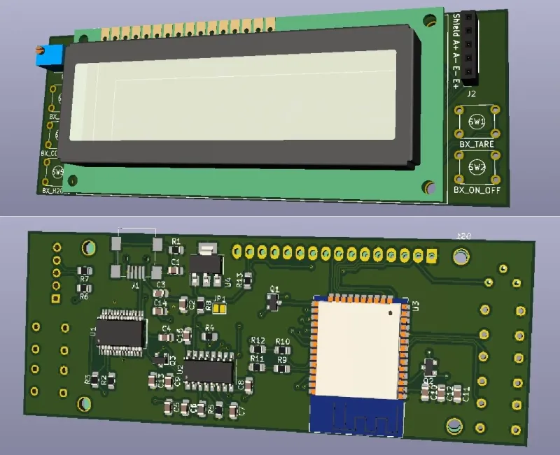 3-D Render of PCB